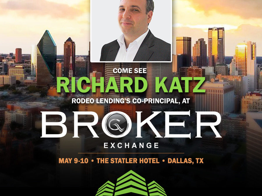 Come see Richard Katz at the 2019 Broker Exchange Hosted
