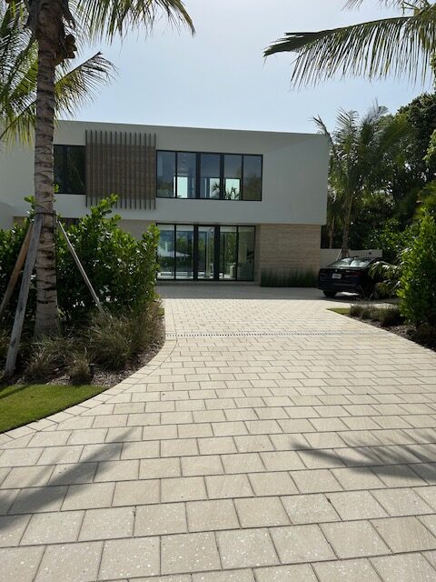 Luxury Driveway of Construction Completion
