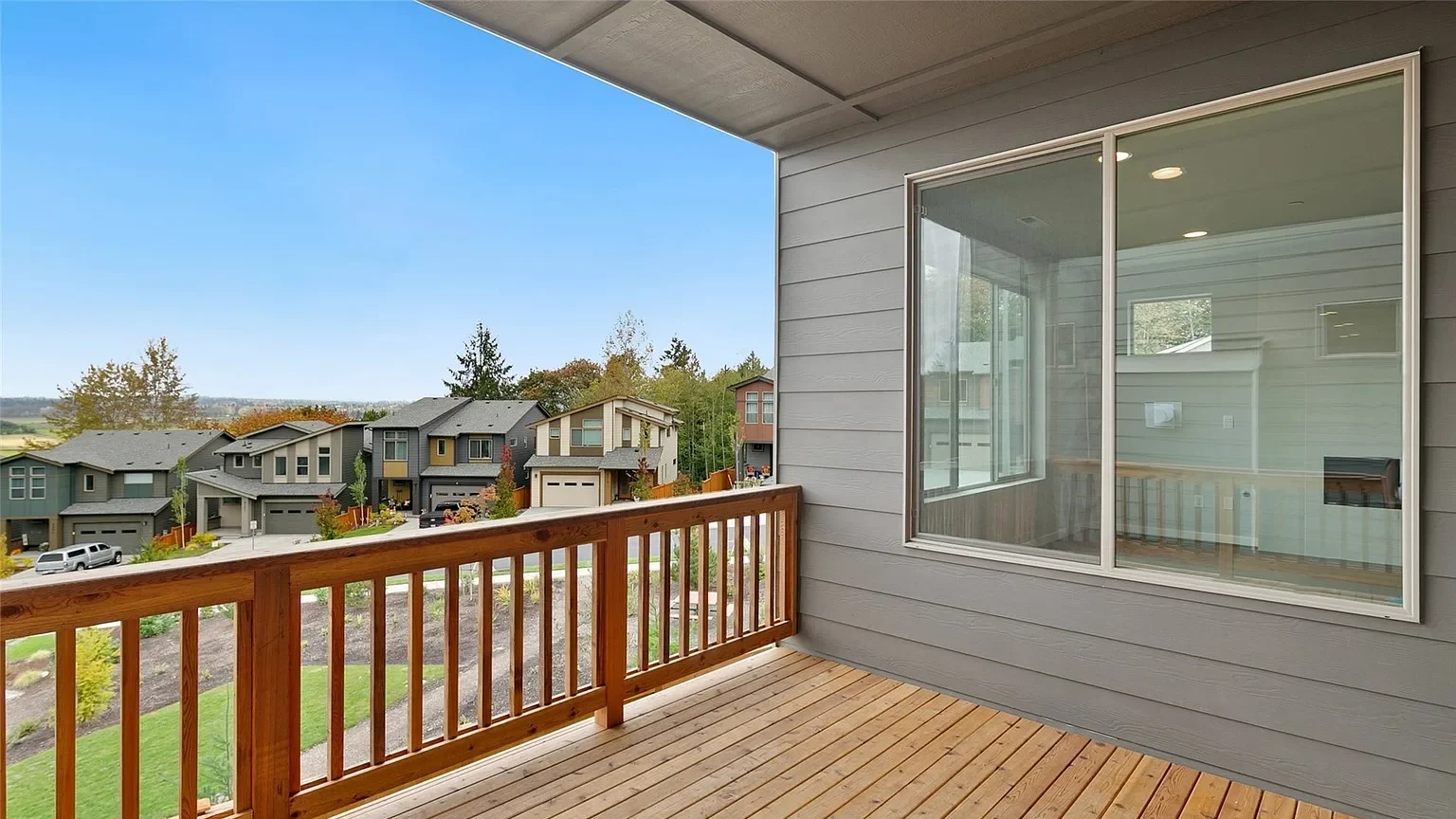 Porch view of neighborhood