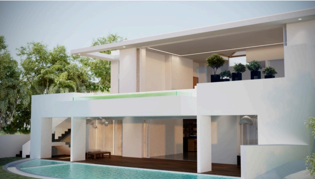 luxury spec home rendering in lajolla