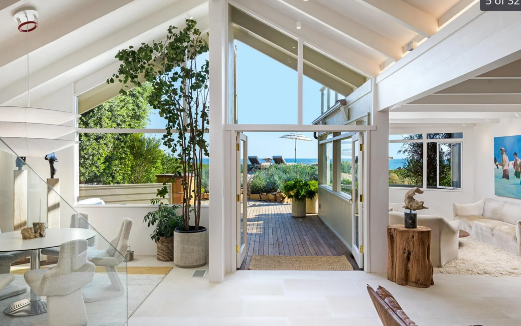 Oceanview from inside luxury residence