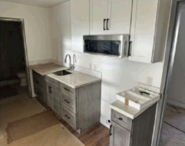 Upgraded multifamily unit in Wailuku HI after construction completion